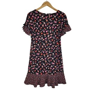 Talbots floral fit and flair dress